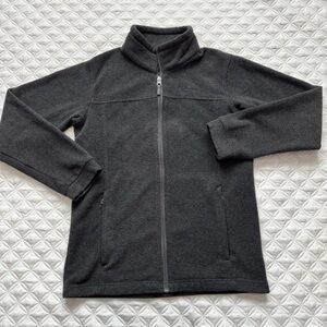 Columbia Benton Springs Full Zip Fleece Jacket Charcoal Gray Size L 14-16